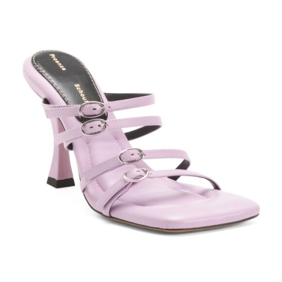 PROENZA SCHOULER Made In Italy Leather Strappy Heels - Picture 1 of 3
